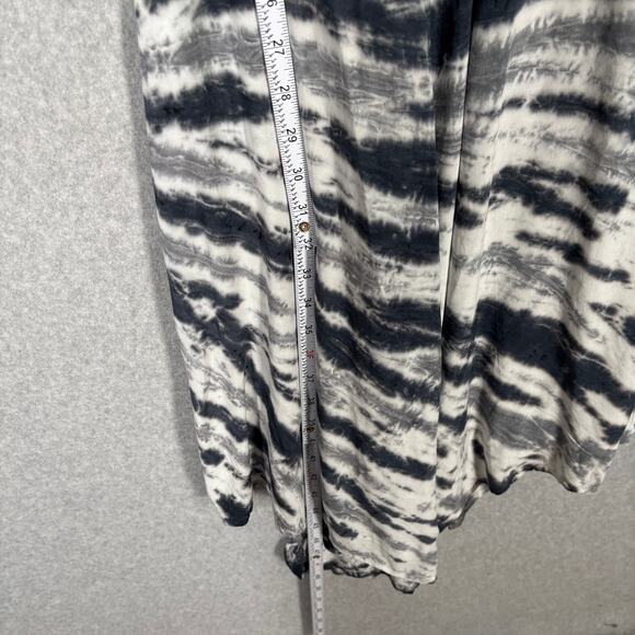 Papa Vancouver Jumpsuit Womens Small Gray Tie Dye Wide Leg Crop Boho Vacation - Picture 5 of 13